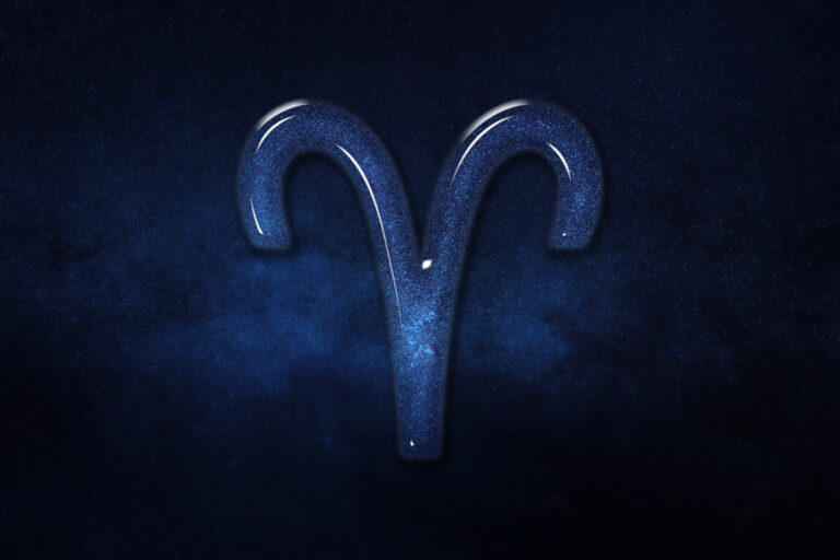 Taurus zodiac sign, blue sky, Horoscope Astrology background, Taurus