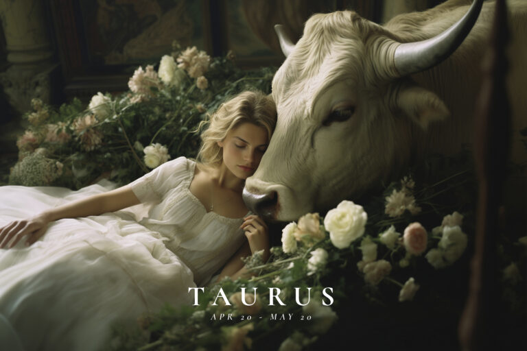 portrait-woman-representing-taurus-zodiac-sign